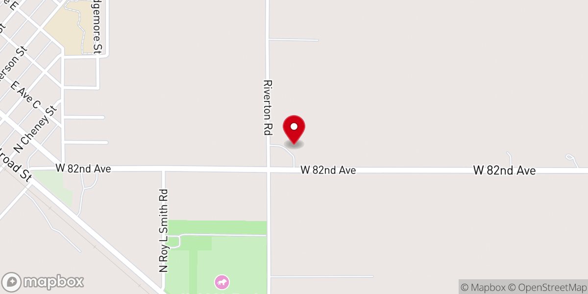 Map showing location of Nickerson United Methodist Church