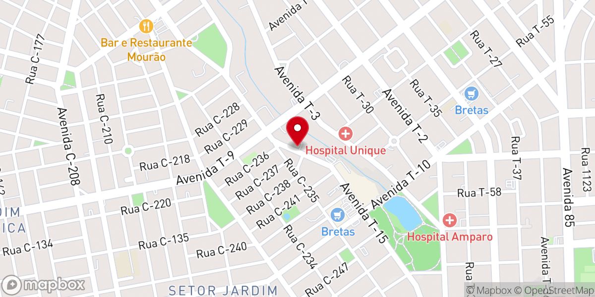 Map showing location of Ministério Vida Cristã - Bueno