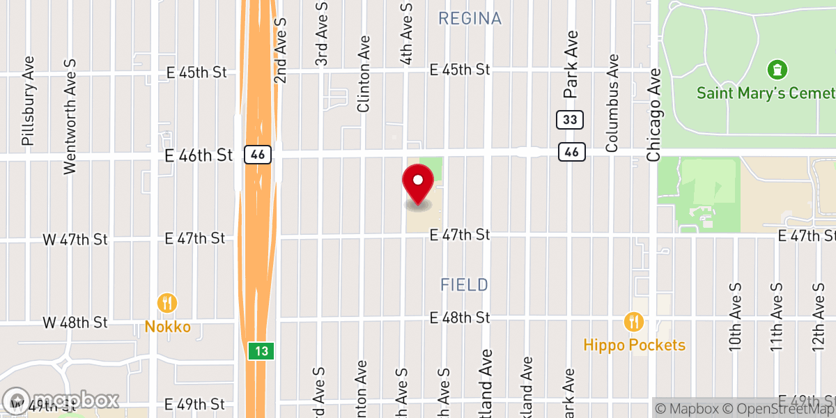 Map showing location of Fabric