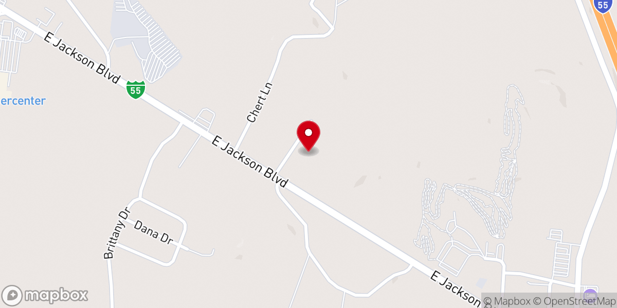 Map showing location of LifePoint Worship Center