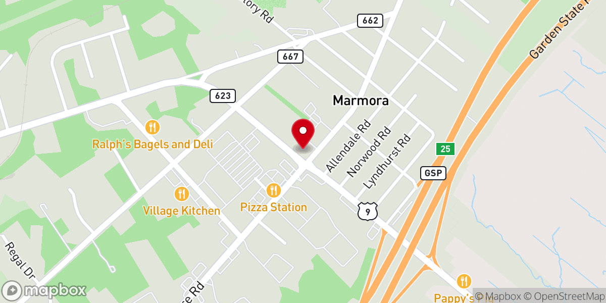 Map showing location of Parkway South Seventh-day Adventist Church