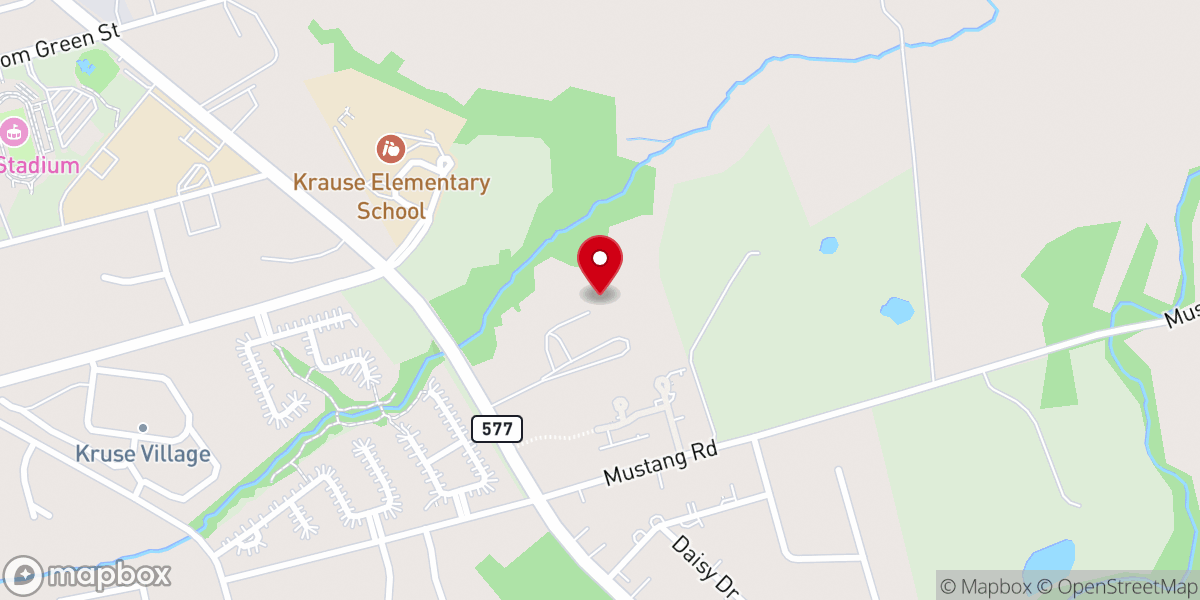 Map showing location of Redeemer Church Brenham