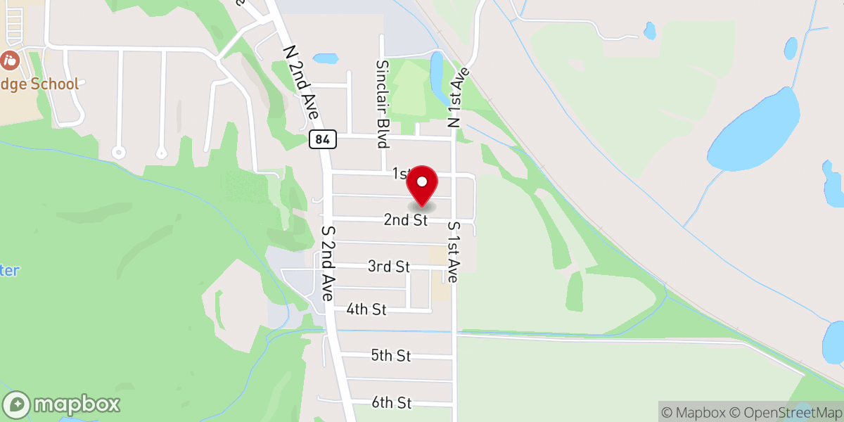 Map showing location of Carbon Cliff United Methodist