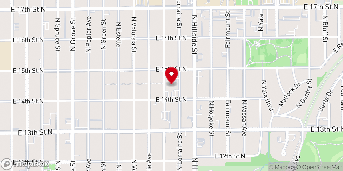 Map showing location of Saint Mark United Methodist Church