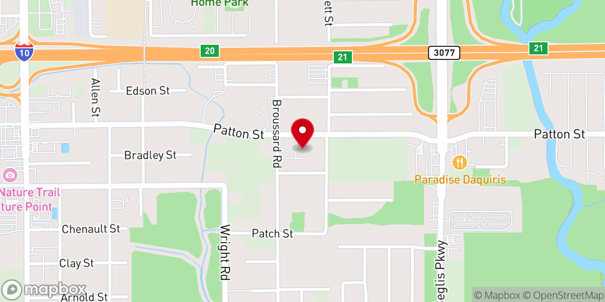 Map showing location of Faith Temple Church