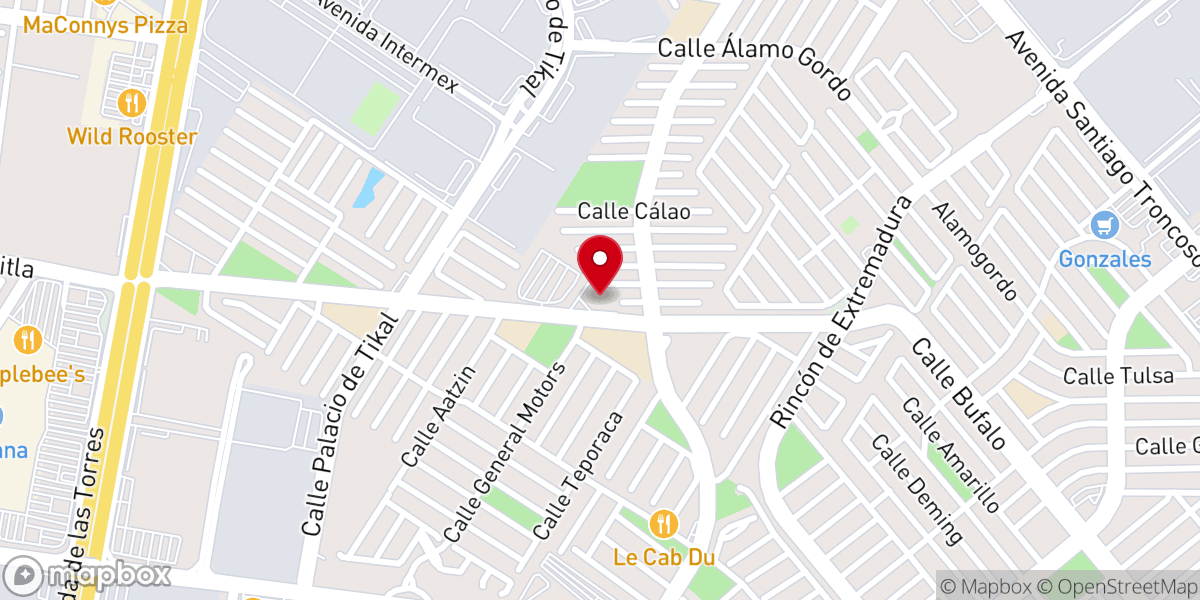 Map showing location of Parroquia Jesucristo Sol de Justicia