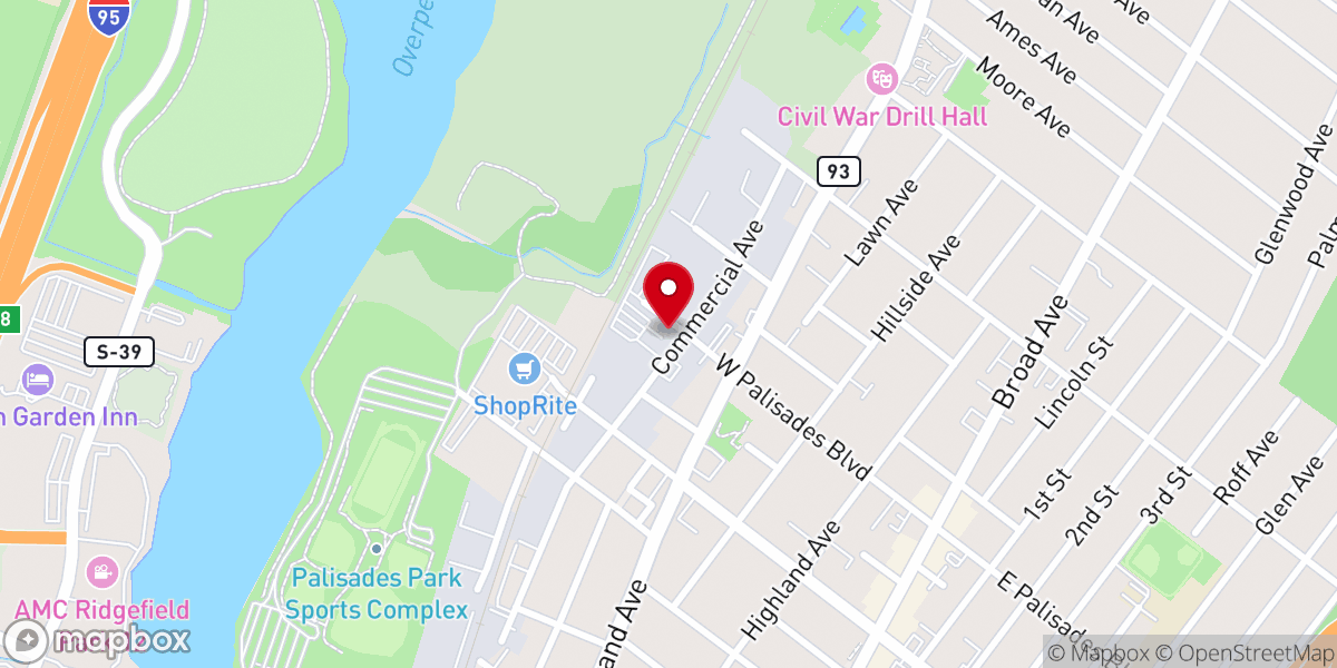 Map showing location of Living Hope Church