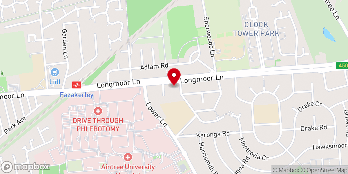 Map showing location of Holy Name Roman Catholic Church