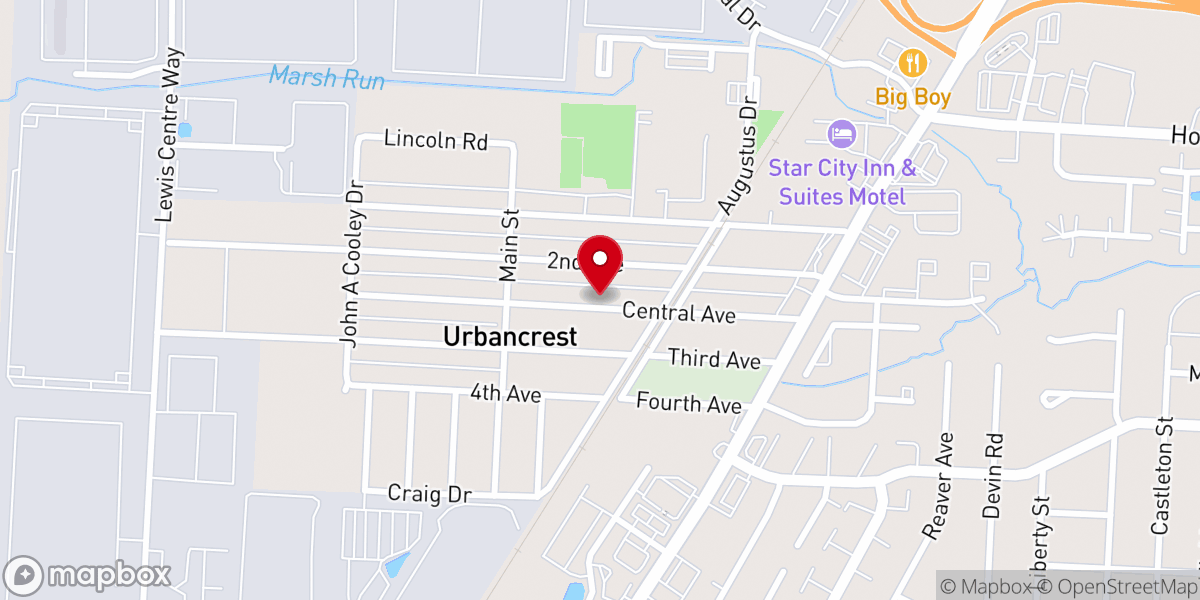 Map showing location of True Vine Church of Apostolic