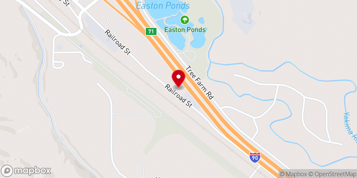 Map showing location of Upper County Community Church