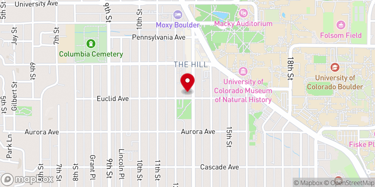 Map showing location of Grace Lutheran Church