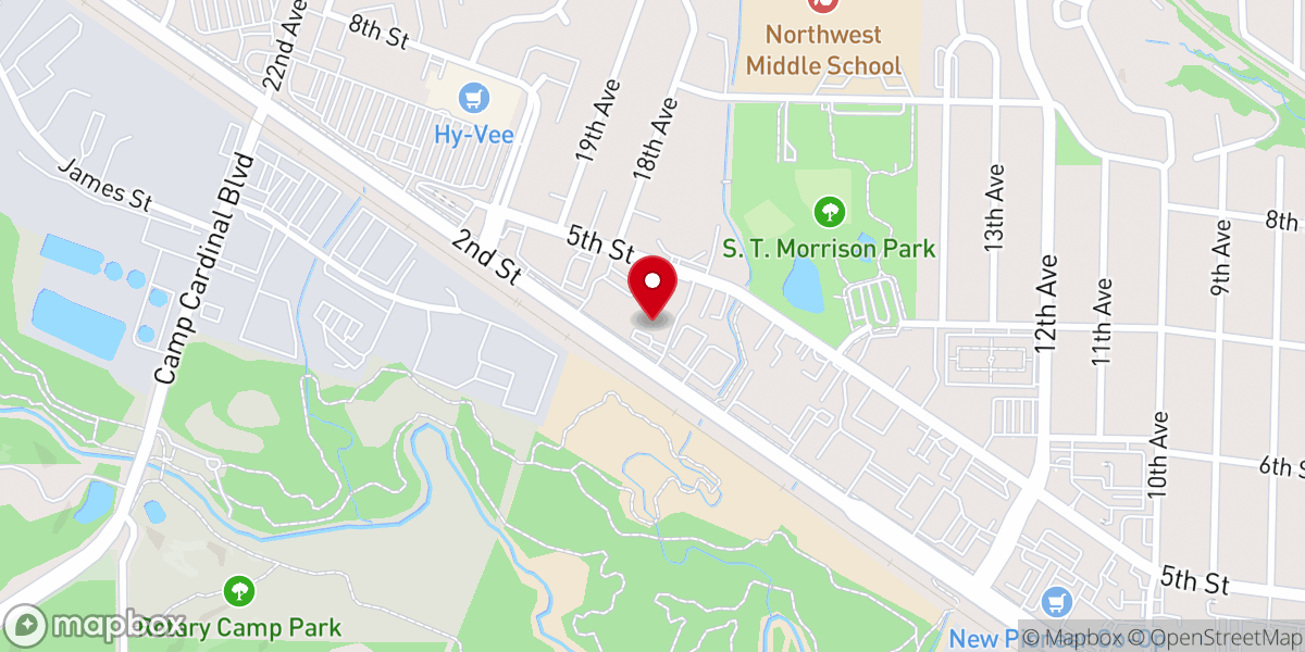 Map showing location of LifePointe Christian Faith Center
