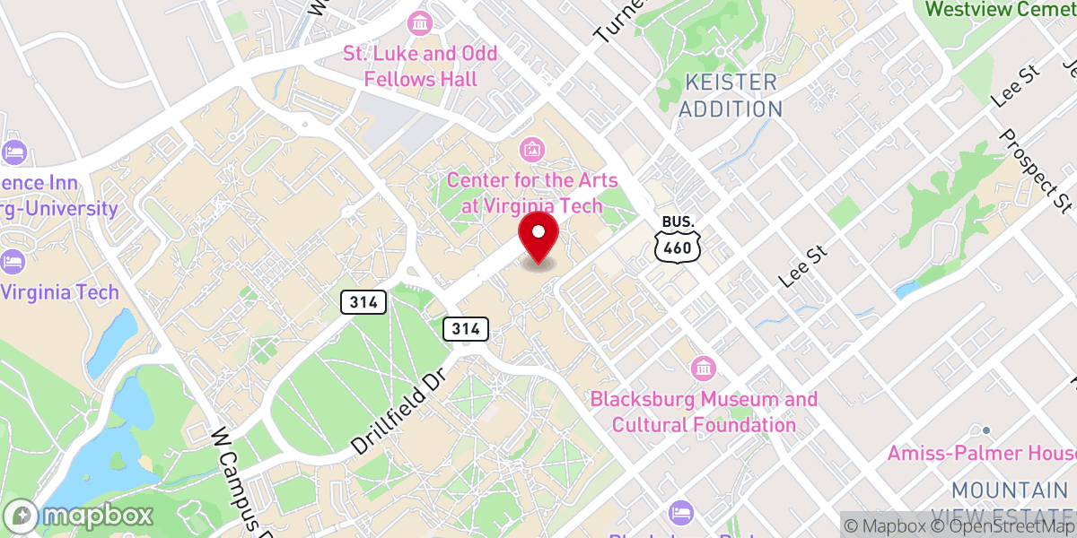 Map showing location of New Life Christian Fellowship- Collegiate