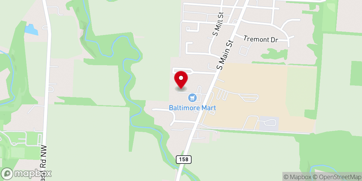 Map showing location of Maranatha Community Church - Baltimore