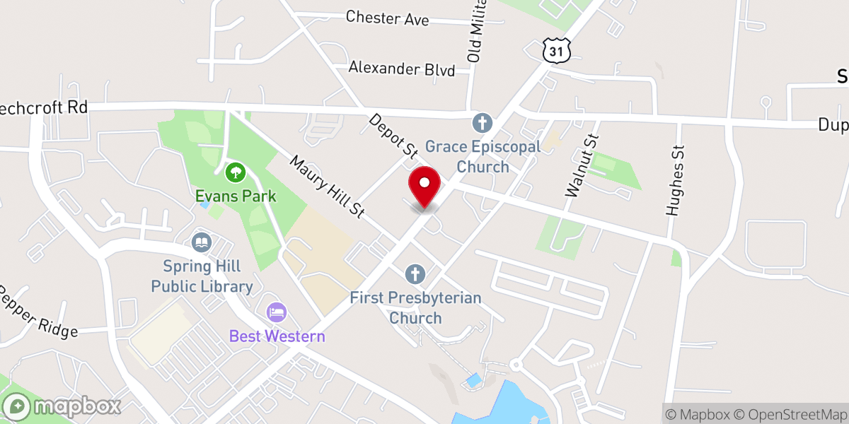 Map showing location of Brunch Collective