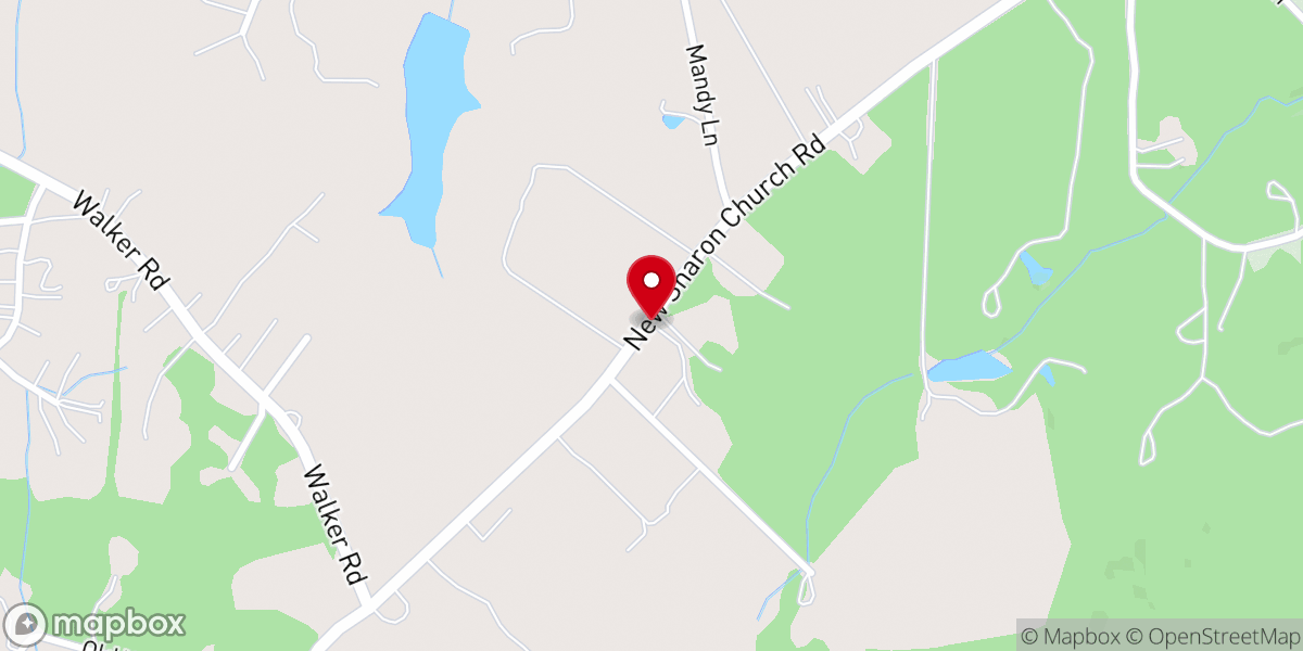 Map showing location of Spring Forest Community