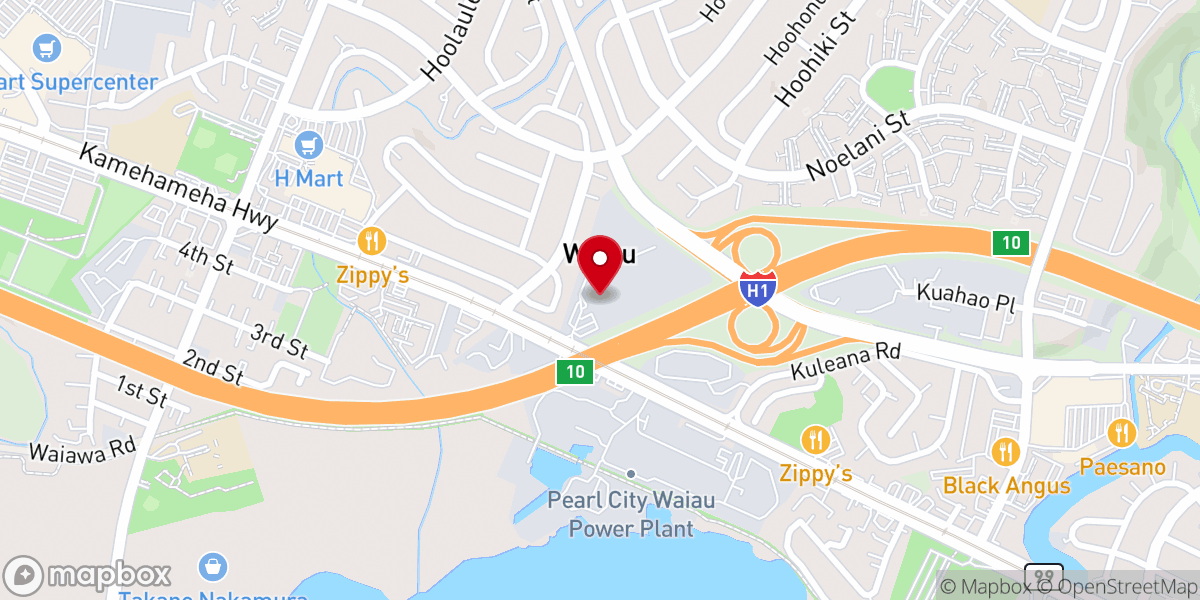 Map showing location of Bethany Korean United Methodist Church