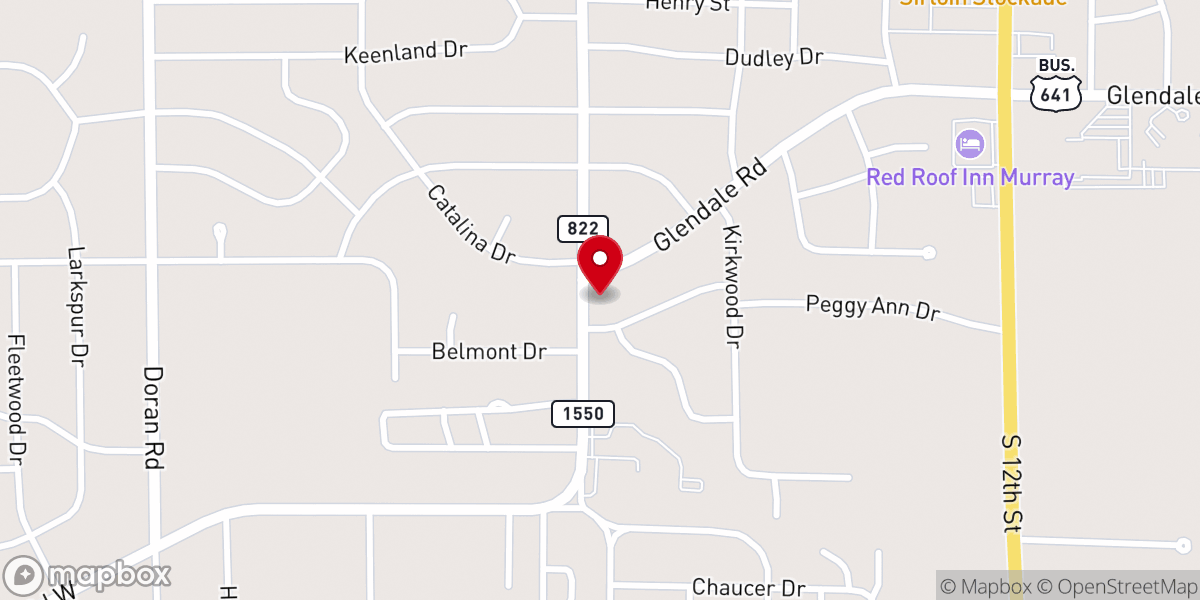 Map showing location of Christian Community Church