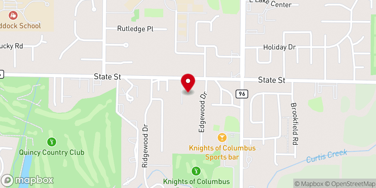 Map showing location of Lutheran Church of St John