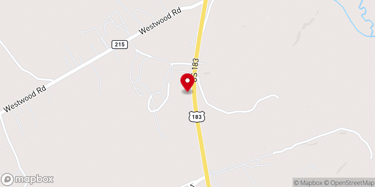 Map showing location of Community Baptist Church