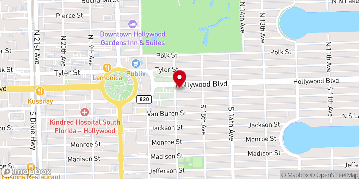 Map showing location of Word of Truth Bible Church