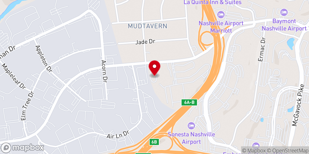 Map showing location of Scenic View Baptist Church