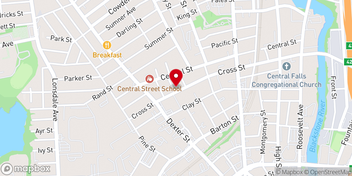 Map showing location of Ministerio Internacional Bethel