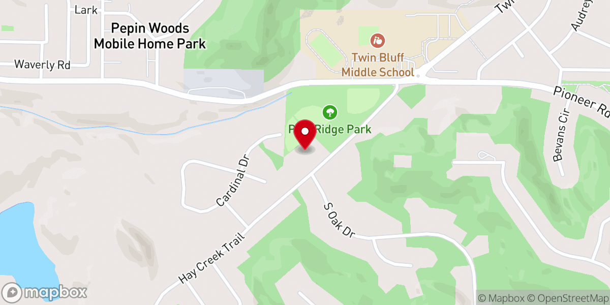 Map showing location of First Covenant Church Of Red Wing