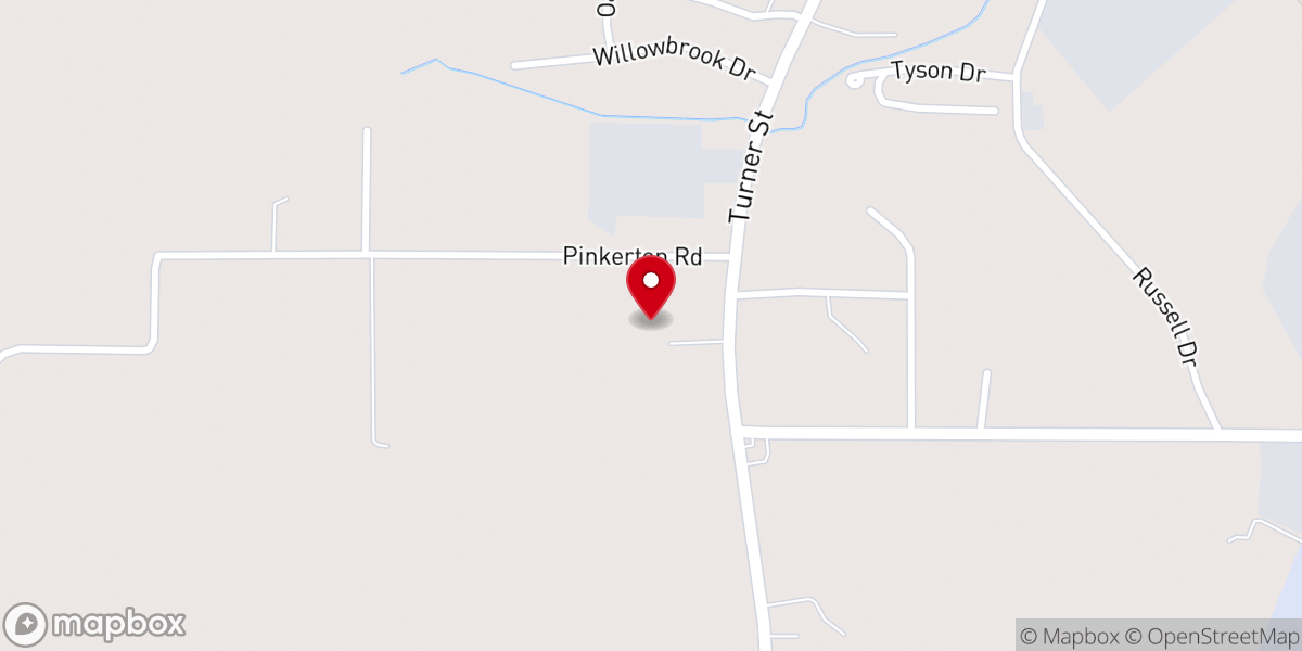 Map showing location of Harvest Temple Church of God