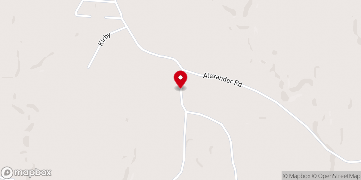 Map showing location of Lagrange Baptist Church
