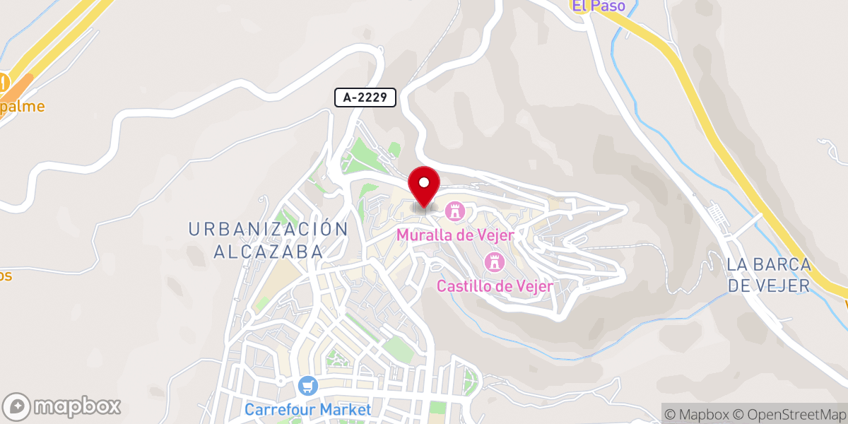 Map showing location of Tugasa Convento San Francisco