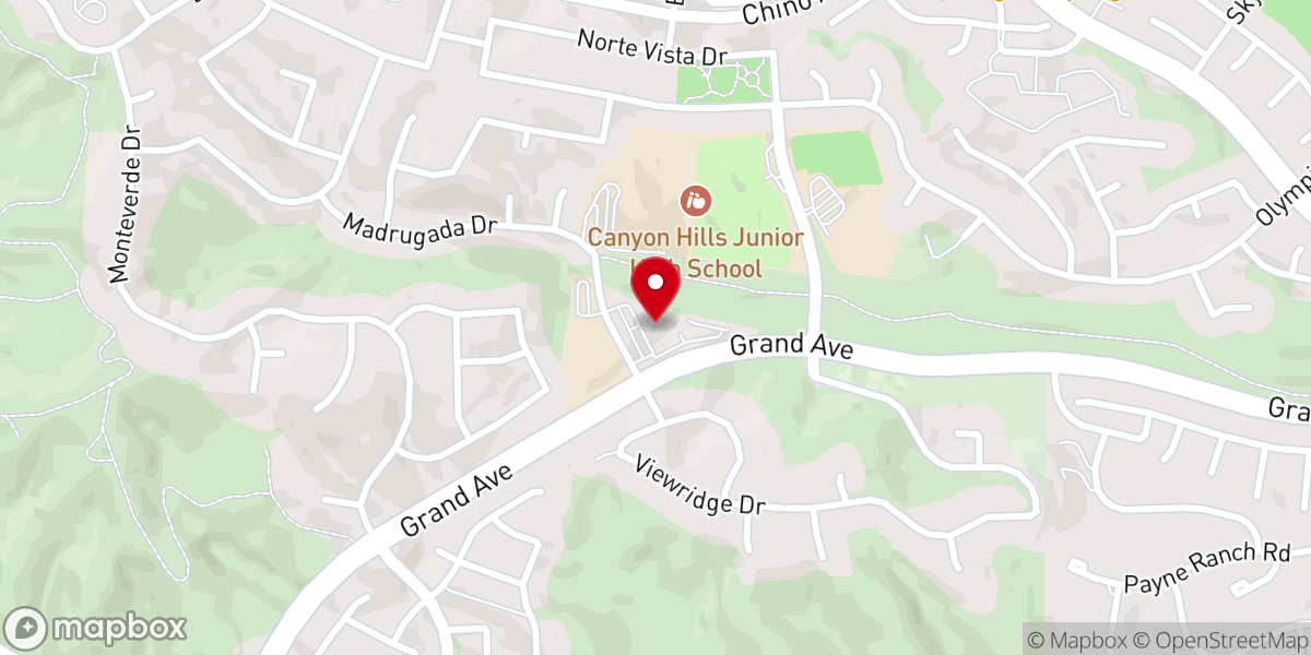 Map showing location of Good Shepherd Presbyterian Church of Chino Hills (ECO) 선한목자교회