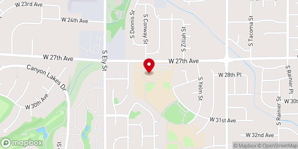 Map showing location of Bethlehem Lutheran Church