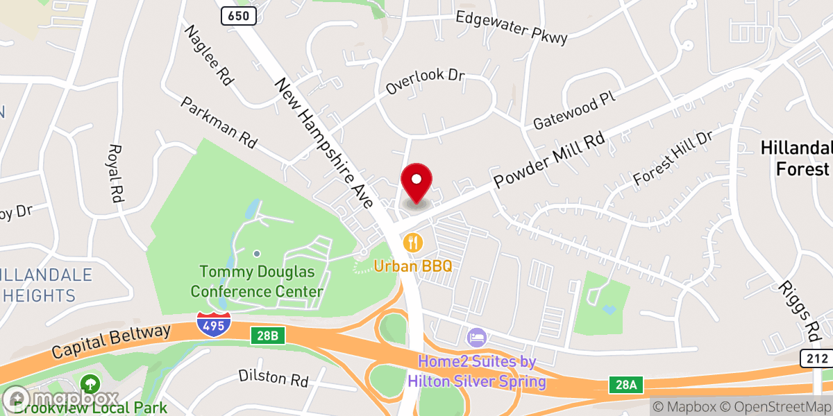 Map showing location of Episcopal Church of Our Saviour