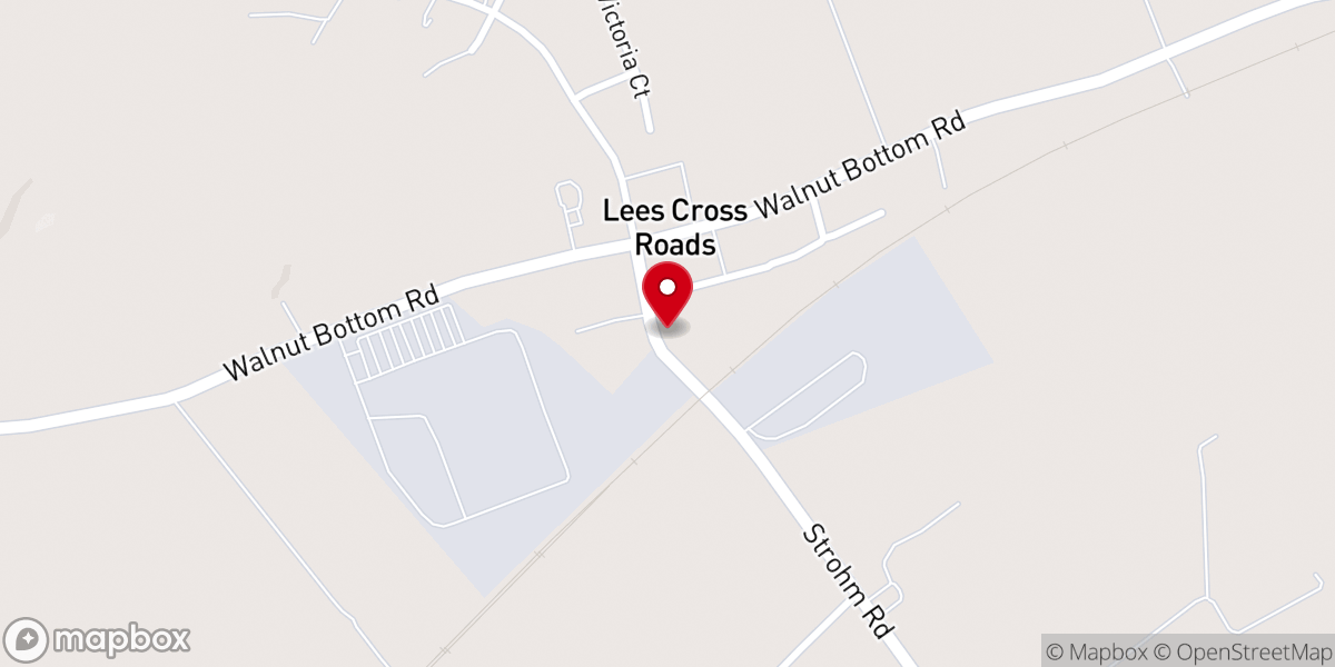 Map showing location of Leesburg United Methodist
