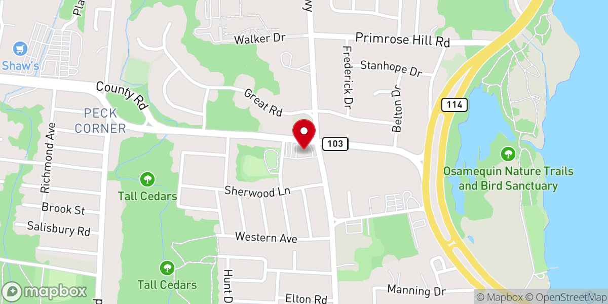 Map showing location of St. James' Lutheran Church (ELCA)