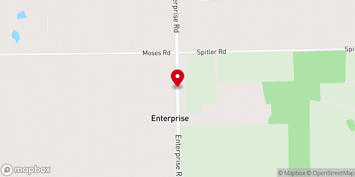 Map showing location of Saint Johns Church