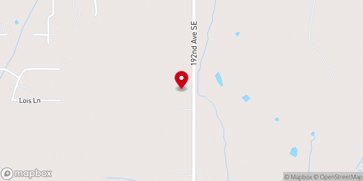 Map showing location of Mercy and Grace Worship Center