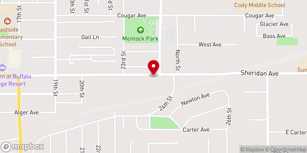 Map showing location of Single Parent Ministries