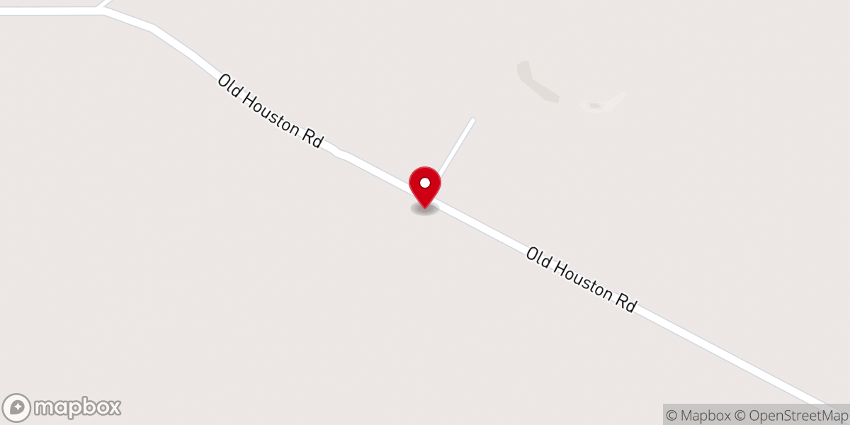 Map showing location of Cedar Grove Baptist Church