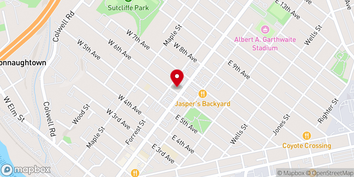 Map showing location of Conshohocken United Methodist Church