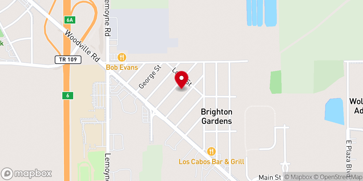 Map showing location of Live in word Baptist church