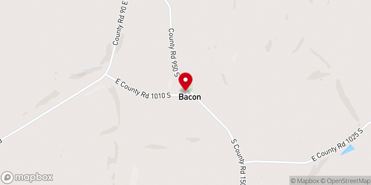 Map showing location of Harned Chapel
