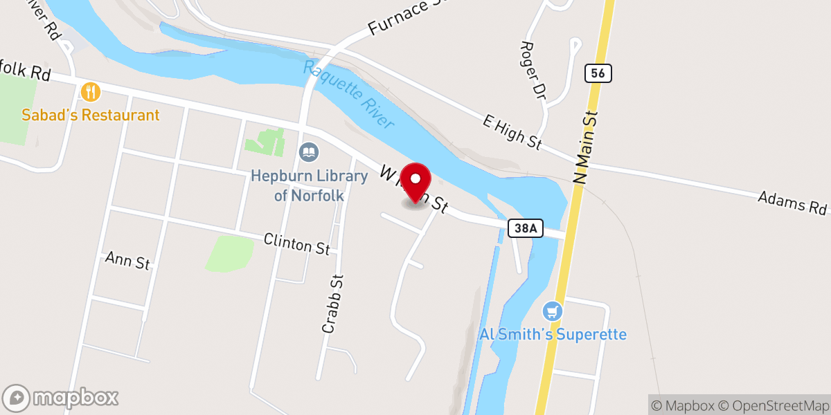 Map showing location of First United Methodist Church-Nrflk