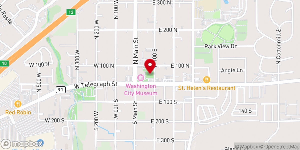 Map showing location of Veterans Park