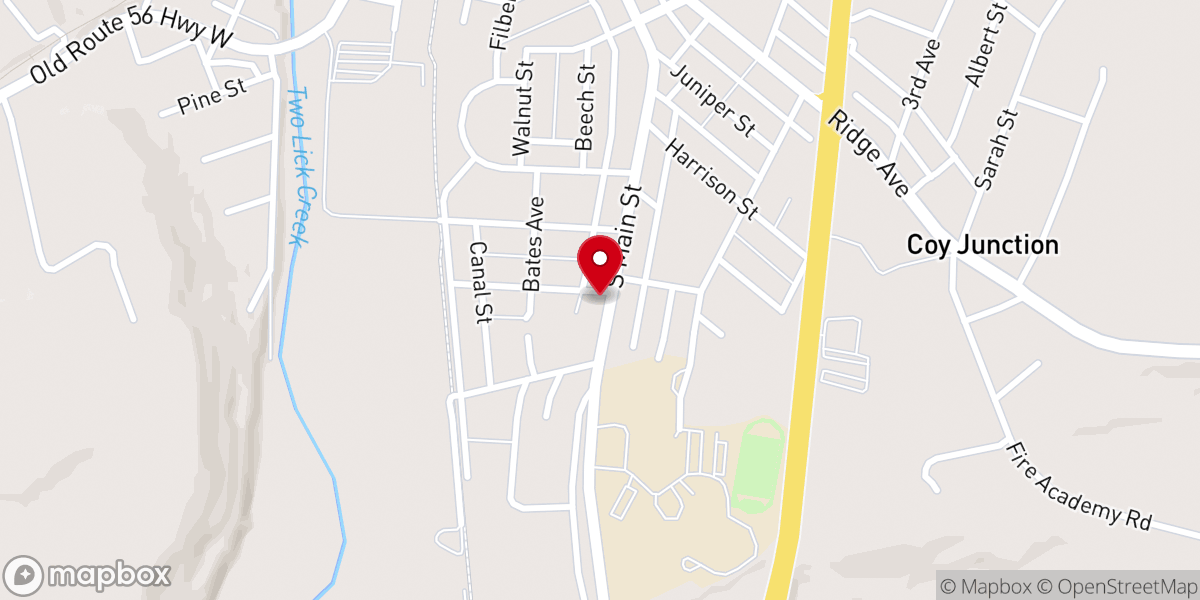 Map showing location of Sts Peter & Paul Orthodox Church
