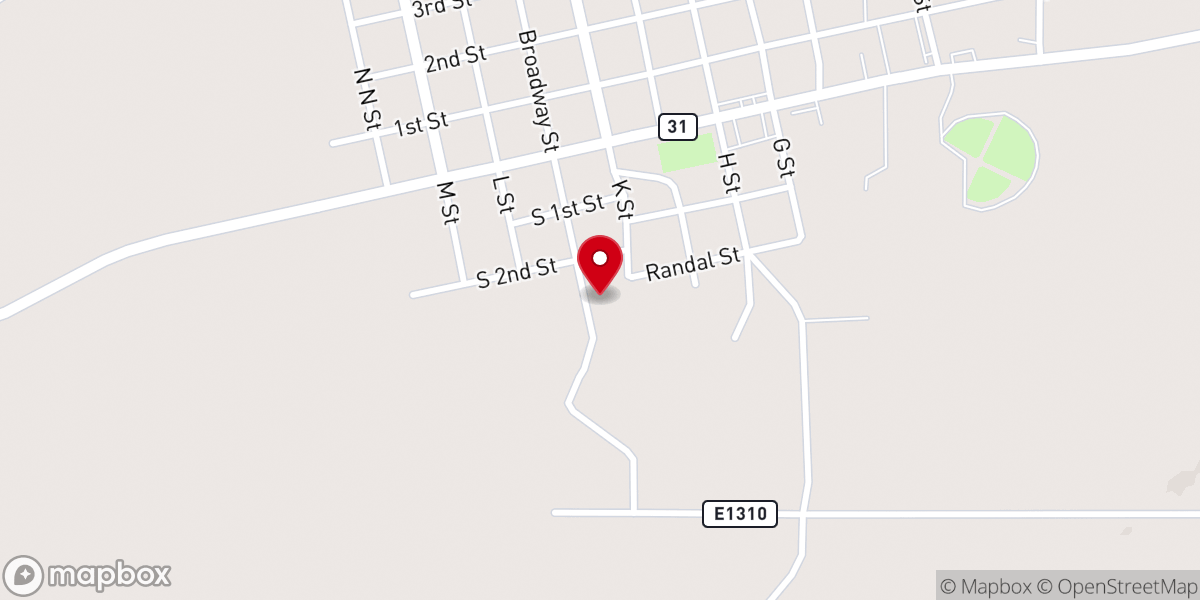 Map showing location of Jesus Name Pentecostal Church