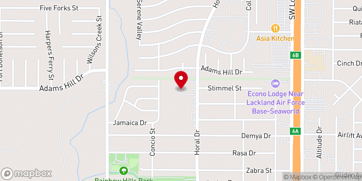 Map showing location of The Hills Church