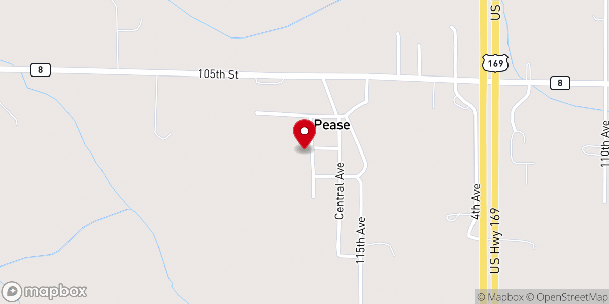 Map showing location of OW Chapel
