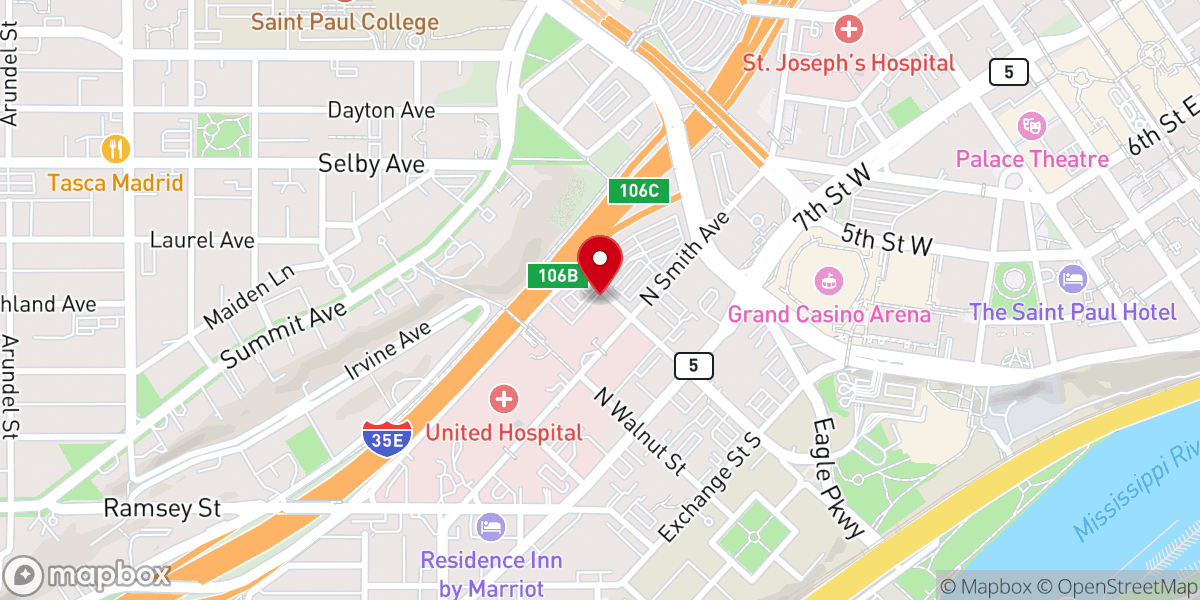 Map showing location of United Behavioral Health Services